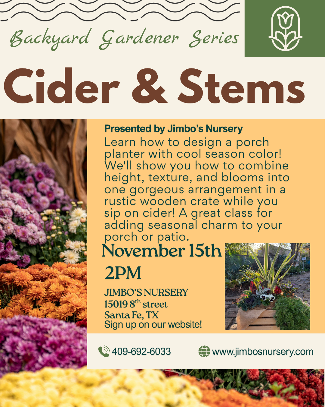 Cider & Stems