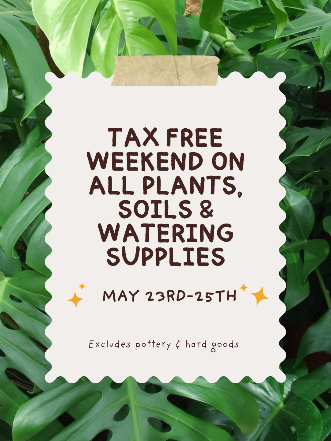 Tax Free Weekend!